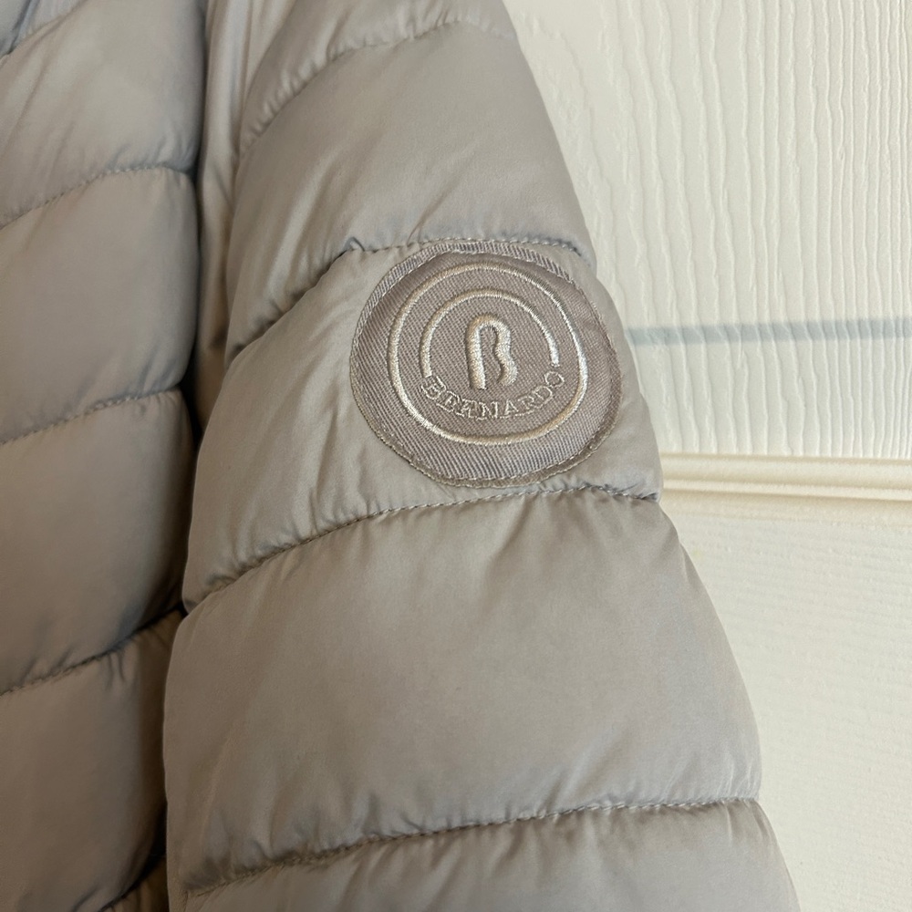 Bernardo Light Gray Puffer Jacket - image 2